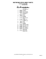 Preview for 6 page of KitchenAid KSSC42FMS00 Parts List