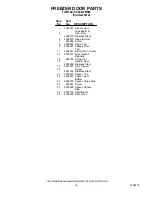 Preview for 16 page of KitchenAid KSSC42FMS00 Parts List