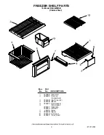 Preview for 4 page of KitchenAid KSSC42FMS03 Parts List