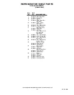 Preview for 10 page of KitchenAid KSSC42FMS03 Parts List