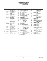 Preview for 2 page of KitchenAid KSSC42FTS00 Parts List