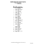 Preview for 14 page of KitchenAid KSSC42FTS03 Parts List