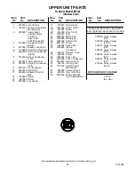 Предварительный просмотр 22 страницы KitchenAid KSSC42QKS00 Parts List