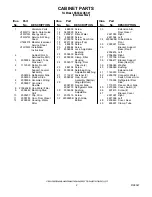 Предварительный просмотр 2 страницы KitchenAid KSSC42QKS01 Parts List