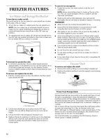 Preview for 12 page of KitchenAid KSSC42QMS02 Use & Care Manual