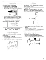 Preview for 13 page of KitchenAid KSSC42QMS02 Use & Care Manual