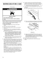 Preview for 14 page of KitchenAid KSSC42QMS02 Use & Care Manual