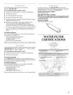 Preview for 19 page of KitchenAid KSSC42QMS02 Use & Care Manual