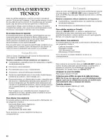 Preview for 40 page of KitchenAid KSSC42QMS02 Use & Care Manual