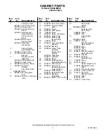 Предварительный просмотр 2 страницы KitchenAid KSSC42QMS03 Parts List