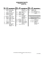 Preview for 26 page of KitchenAid KSSC42QTS00 Parts List