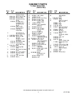 Предварительный просмотр 2 страницы KitchenAid KSSC42QTS02 Parts List