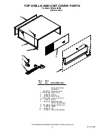 Предварительный просмотр 8 страницы KitchenAid KSSC42QTS02 Parts List