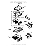 Предварительный просмотр 9 страницы KitchenAid KSSC42QTS02 Parts List