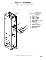 Предварительный просмотр 4 страницы KitchenAid KSSC48FJB00 Parts List