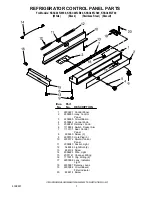 Предварительный просмотр 7 страницы KitchenAid KSSC48FJB00 Parts List