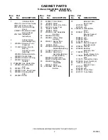 Предварительный просмотр 2 страницы KitchenAid KSSC48FKB01 Parts List