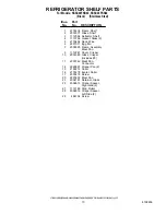 Preview for 10 page of KitchenAid KSSC48FKB02 Parts List