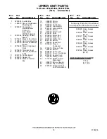 Preview for 18 page of KitchenAid KSSC48FKB02 Parts List