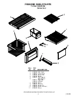 Предварительный просмотр 4 страницы KitchenAid KSSC48FMS01 Parts List