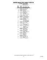 Предварительный просмотр 10 страницы KitchenAid KSSC48FMS01 Parts List