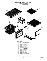 Предварительный просмотр 4 страницы KitchenAid KSSC48FMS02 Parts List