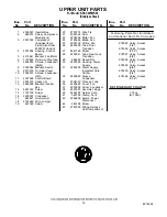 Предварительный просмотр 18 страницы KitchenAid KSSC48FMS02 Parts List