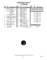 Предварительный просмотр 22 страницы KitchenAid KSSC48QKS00 Parts List