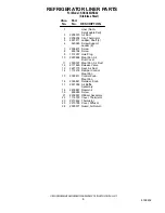 Preview for 6 page of KitchenAid KSSC48QKS02 Parts List