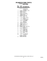 Preview for 18 page of KitchenAid KSSC48QKS02 Parts List