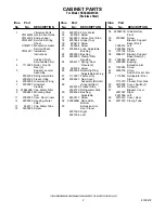 Предварительный просмотр 2 страницы KitchenAid KSSC48QMS00 Parts List