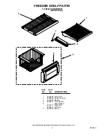 Предварительный просмотр 4 страницы KitchenAid KSSC48QMS00 Parts List