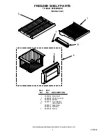 Предварительный просмотр 4 страницы KitchenAid KSSC48QMS01 Parts List