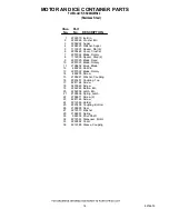 Preview for 14 page of KitchenAid kssc48qms02 Parts List