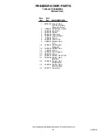 Preview for 18 page of KitchenAid kssc48qms02 Parts List