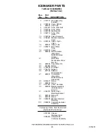 Preview for 26 page of KitchenAid kssc48qms02 Parts List