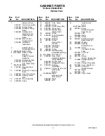 Предварительный просмотр 2 страницы KitchenAid KSSC48QTS00 Parts List