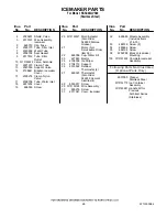 Предварительный просмотр 26 страницы KitchenAid KSSC48QVS00 Parts List