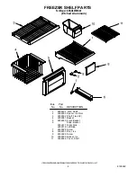 Предварительный просмотр 4 страницы KitchenAid KSSO36FMX00 Parts List