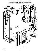 Предварительный просмотр 11 страницы KitchenAid KSSO36FMX00 Parts List