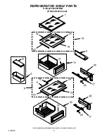 Предварительный просмотр 9 страницы KitchenAid KSSO36FMX01 Parts List