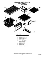 Предварительный просмотр 4 страницы KitchenAid KSSO36FMX02 Parts List