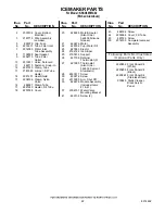 Предварительный просмотр 22 страницы KitchenAid KSSO36FMX02 Parts List