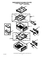 Предварительный просмотр 9 страницы KitchenAid KSSO36QMB02 Parts List