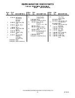 Предварительный просмотр 16 страницы KitchenAid KSSO36QMB02 Parts List