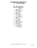 Preview for 6 page of KitchenAid KSSO36QTB00 Parts List