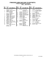 Preview for 12 page of KitchenAid KSSO36QTB00 Parts List