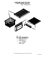 Предварительный просмотр 4 страницы KitchenAid KSSO36QTB02 Parts List