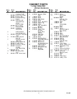 Предварительный просмотр 2 страницы KitchenAid KSSO42FMX01 Parts List