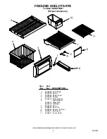 Предварительный просмотр 4 страницы KitchenAid KSSO42FMX01 Parts List